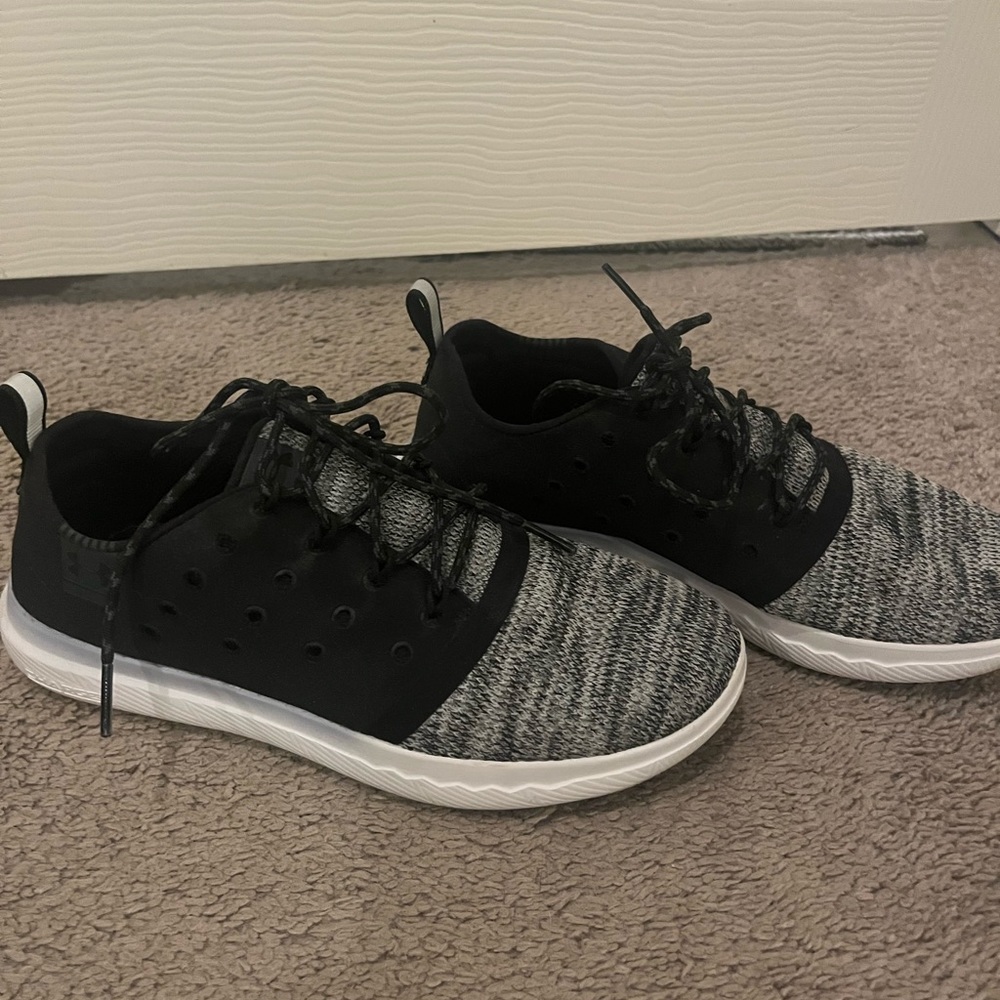 Under Armour charged 257 VERY light running shoes. only worn once outside!!!!!